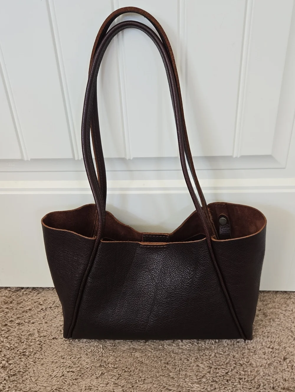 Portland Leather Medium Verona-Coldbrew - Picture 1 of 16